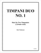 Timpani Duo No. 1 P.O.D. cover